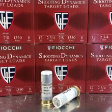 Fiocchi Shooting Dynamics 12 ga #8 7/8 oz 12SD78H8 250 rnd/case