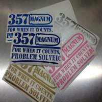 ASW Ammo Army 357 MAGNUM PROBLEM SOLVED Decal