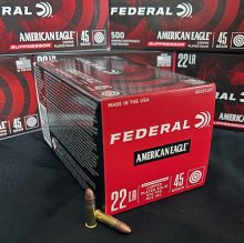 Federal American Eagle SUPRESSOR 22 LR 45 gr. CPRN 500 rnd/brick