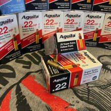 Aguila 22LR SuperExtra High Velocity 38 gr. CPHP 500 rnd/brick