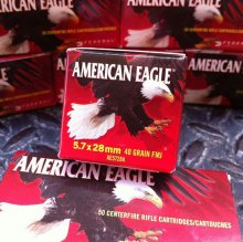 American Eagle 5.7x28mm 40 gr. FMJ 50 rnd/box