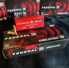 FEDERAL AMERICAN EAGLE 25 ACP 50 gr. FMJ AE25AP 50 rnd/box