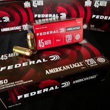 (image for) Federal American Eagle 45 ACP 230 gr. FMJ AE45A 50 rnd/box