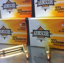 Armscor Precision 223 62 gr. FMJ 1000 rnd/case