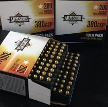 Armscor Precision 380 AUTO 94 gr. FMJ 200 rnd/box ROCK PACK