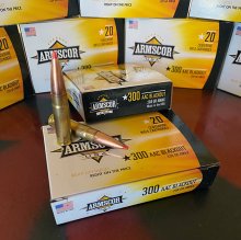 (image for) Armscor USA 300 Blackout 208 gr. HORNADY A-MAX POLYMER TIP 20 rnd/box