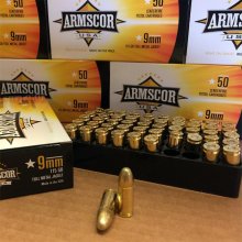 Armscor USA 9 mm 115 gr. FMJ 1000 rnd/case