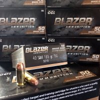 (image for) CCI Blazer 40 S&W 165 gr. FMJ #5210 1000 rnd/case