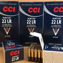 CCI Quiet-22 22 LR Subsonic 40 gr. LRN 500 rnd/brick