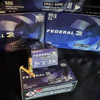 Federal SMALL GAME 22 LR HV 40 gr. CPRN #710 500 rnd/brick