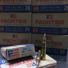 (image for) Hornady FRONTIER 223 Rem 55 gr. FMJ #FR100 20 rnd/box