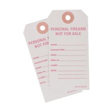 (image for) BATF \"PERSONAL FIREARMS\" TAGS