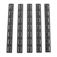 AR-15 KEYMOD RAIL PANEL KIT 5-PACK RUBBER