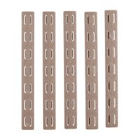 AR-15 KEYMOD RAIL PANEL KIT 5-PACK RUBBER