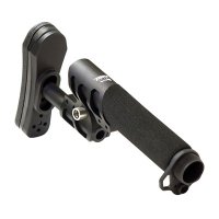 (image for) ZULU ADJUSTABLE STOCK W/PADDED PISTOL BUFFER TUBE & BACK PLATE