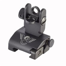 (image for) AR-15 FLIP-UP BUS REAR SIGHT RAIL-MOUNTED