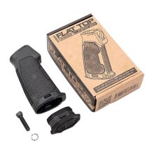 (image for) AR-15 FLAT TOP OVERMOLDED PISTOL GRIP 15-DEGREE