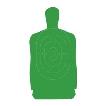 B27FSA SILHOUETTE GREEN PAPER TARGETS