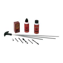 RIFLE CLEANING KIT WITH ALUMINUM CLEANING ROD