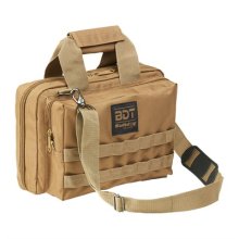 DELUXE 2 PISTOL RANGE BAG W/ STRAP & MOLLE