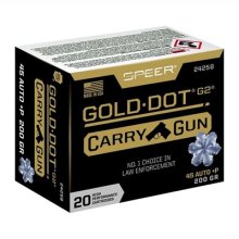(image for) GOLD DOT CARRY GUN 45 AUTO +P AMMO