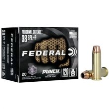 PERSONAL DEFENSE PUNCH 38 SPECIAL +P AMMO