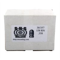 (image for) CAST .38 CALIBER (.358") ROUND NOSE LEAD HANDGUN BULLETS