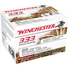 USA WHITEBOX AMMO 22 LONG RIFLE 36GR COPPER PLATED HOLLOW POINT