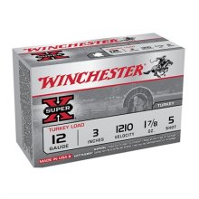 SUPER-X TURKEY AMMO 12 GAUGE 3\" 1-7/8 OZ #5 SHOT
