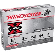 (image for) SUPER-X 12 GAUGE 3-1/2\" #4 SHOT SHOTGUN AMMO