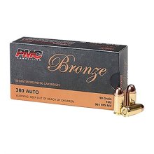 BRONZE 380 AUTO HANDGUN AMMO