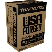 USA FORGED AMMO 9MM LUGER 115GR FMJ