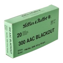 300 AAC BLACKOUT 124GR FMJ AMMUNITION