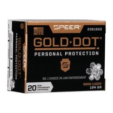 (image for) GOLD DOT PERSONAL PROTECTION 9MM LUGER AMMO