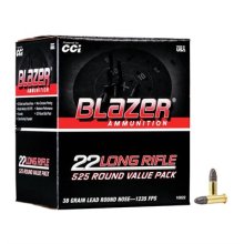 BLAZER AMMO 22 LONG RIFLE LEAD ROUND NOSE