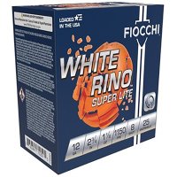 (image for) FIOCCHI WHITE RINO SUPER LITE 12 GAUGE SHOT SHELLS