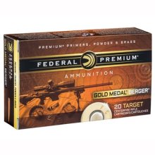 GOLD MEDAL BERGER AMMO 223 REMINGTON 73GR BERGER BOATTAIL TARGET