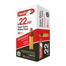 SUPER EXTRA HIGH VELOCITY 22 LONG RIFLE RIMFIRE AMMO