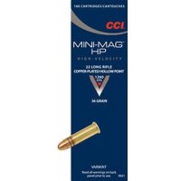 MINI-MAG HP AMMO 22 LONG RIFLE 36GR CPHP