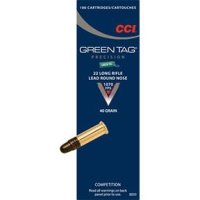 GREEN TAG AMMO 22 LONG RIFLE 40GR LEAD ROUND NOSE
