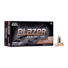 BLAZER BRASS 9MM LUGER AMMO