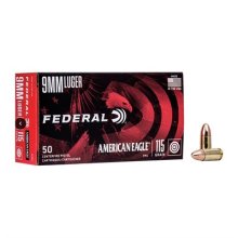 AMERICAN EAGLE 9MM LUGER AMMO