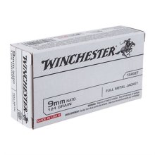 USA WHITE BOX AMMO 9MM NATO FMJ