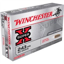 SUPER-X AMMO 243 WINCHESTER 80GR POINTED SP