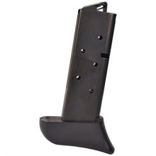 (image for) MAGAZINE, MUSTANG .380, 7-ROUND, BLUE W/BASE EXTENSION