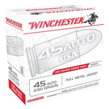 Winchester USA 45 ACP 230gr FMJ 200/bx