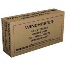 Winchester Ammo Service Grade 9mm 115gr FMJ 50/bx