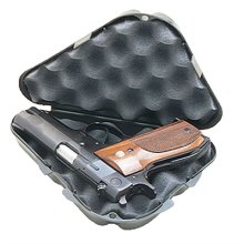 Single Pistol Handgun Case- Up to 3\" Revolver Black