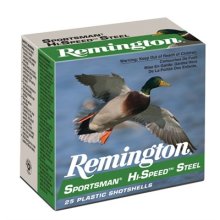 Remington Sportsman Hi-Speed Steel 12ga 3\" 1-3/8oz #2 25bx