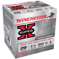 Winchester Super-X Xpert HV Steel 28ga 2.75" 5/8oz #6 25/bx